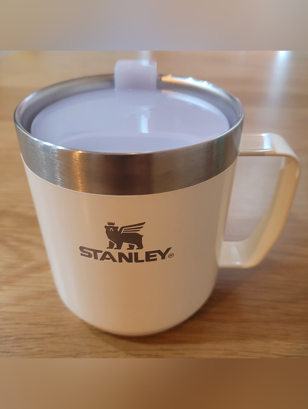 Stanley 12 Oz. Insulated Classic Legendary Camp Mug In Cream Gloss